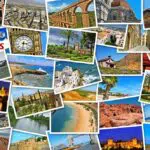 Summer Vacation Postcard Travels
